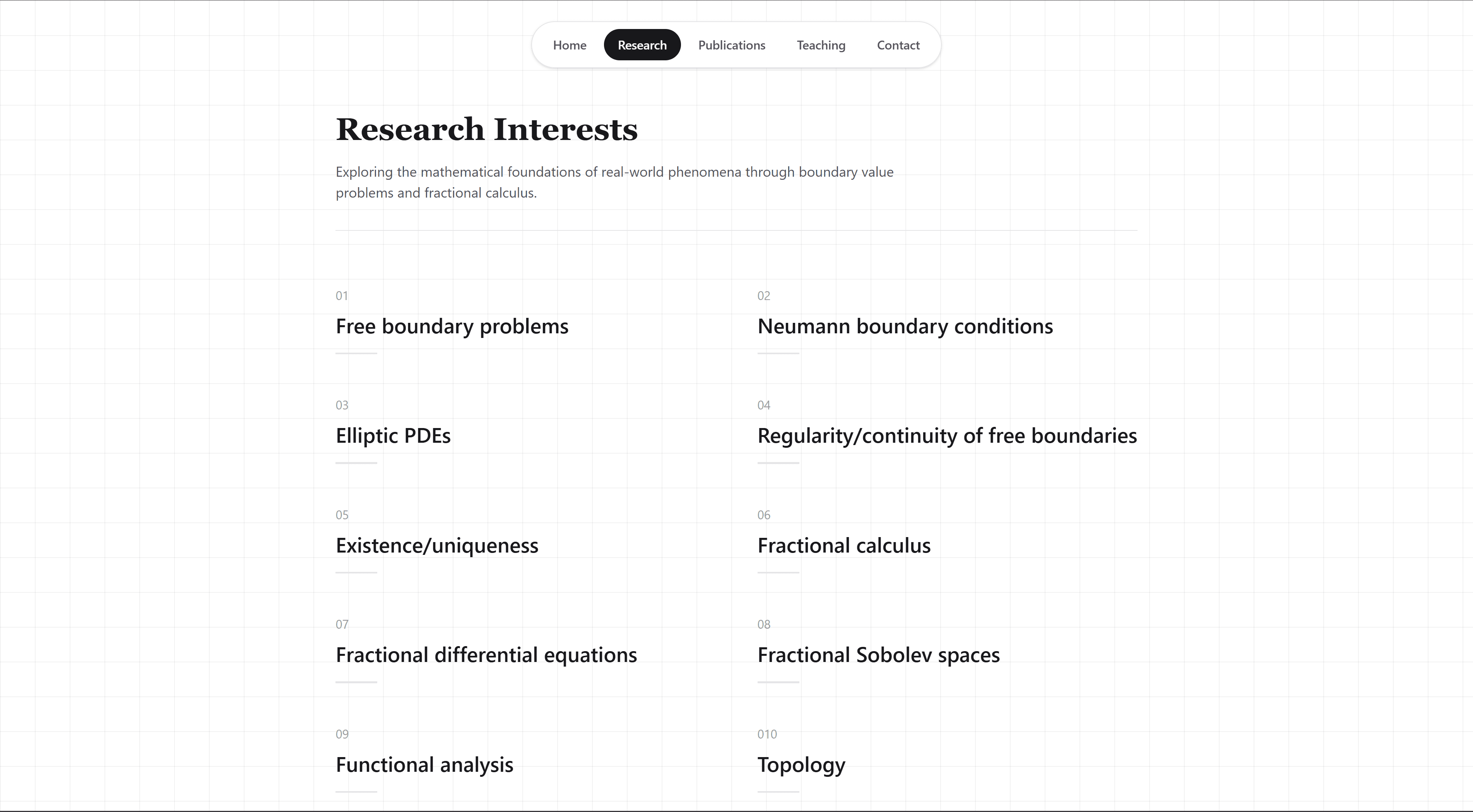 Alternate research screen from the Saadi starter.