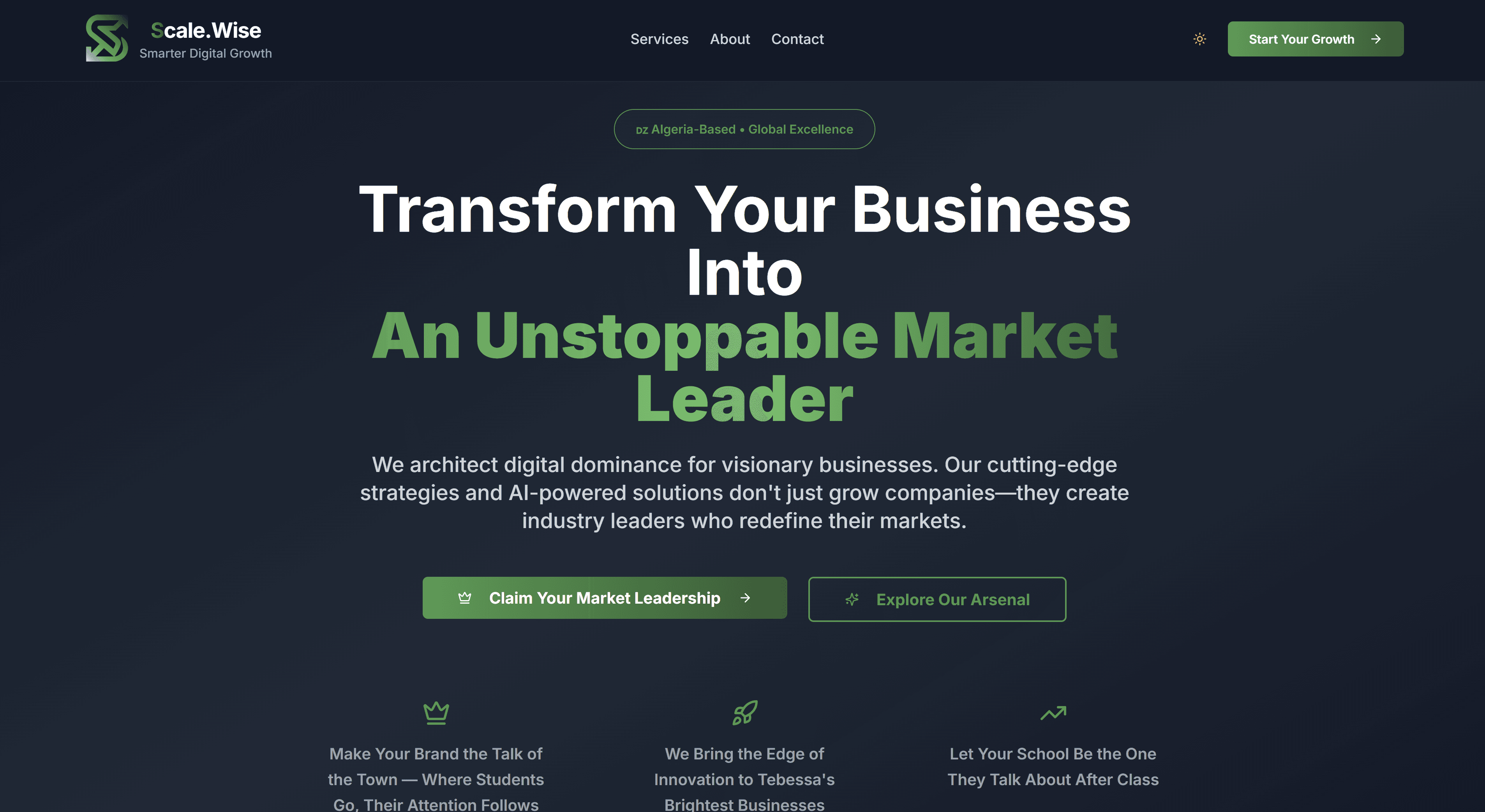 ScaleWise visual exploration and layout experiments.